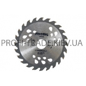 Диск пильний 125 22 48 Z без напайок по дереву BLACK STAR 33-12548