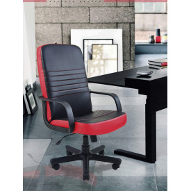 Офисное Кресло Руководителя Richman Приус Флай 2230/2210 Пластик М2 AnyFix Черно-красное