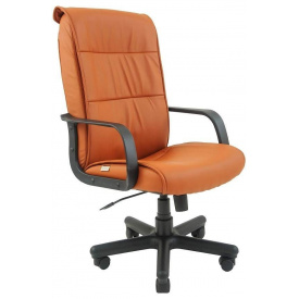 Офисное кресло руководителя Richman Рио Флай Пластик М1 Tilt Оранжевое