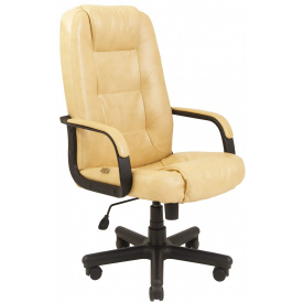 Офисное кресло руководителя Richman Челси Мадрас Gold Beige Пластик Рич М1 Tilt Бежевое