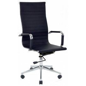 Офисное кресло руководителя Richman Бали Хром DeepTilt Черное