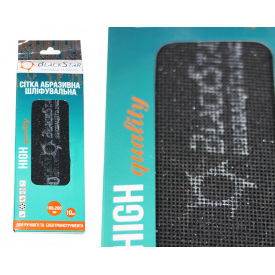 Сітка абразивна BlackStar 105x280 мм Р 80 (10 шт / уп) 23-10580