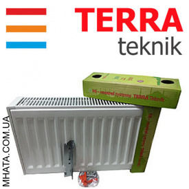 Радіатор сталевий TERRA teknik т22 300x1300 бокове підключення