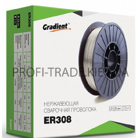 ER 308 Дріт зварювальний Gradient нержавейка 0,8 мм 1 кг