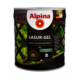 Засіб декоративно-захисний для деревини ALPINA LASUR-GEL палісандр 0,75л (948103839)