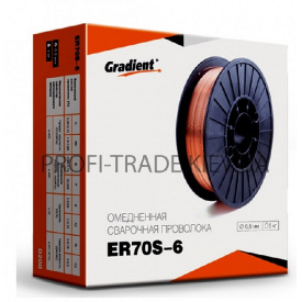 ER 70 S-6 Дріт зварювальний Gradient 1,0 мм 5 кг