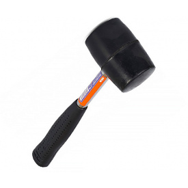 32-707 Резиновый молоток с металлической ручкой 900 г (черная резина)