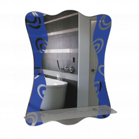 Зеркало для ванной комнаты 480х650 Ф331