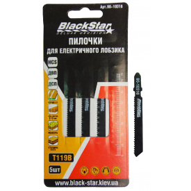 Пилочки для электролобзика T 119 В 5 шт BlackStar 90-10317