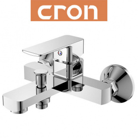 Змішувач для ванни короткий ніс Cron Kubus Euro (Chr-009)