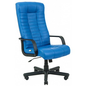 Офисное Кресло Руководителя Richman Атлант Zeus Deluxe Blue Пластик М3 MultiBlock Синее
