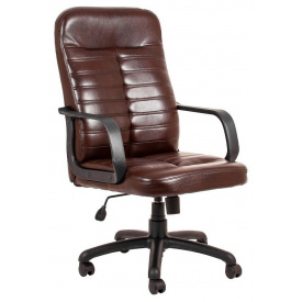 Офисное Кресло Руководителя Richman Вегас Титан Dark Brown Пластик М2 AnyFix Коричневое