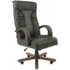 Офисное Кресло Руководителя Richman Оникс Флай 2230 Wood М2 AnyFix Черное