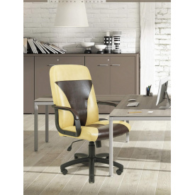 Офисное Кресло Руководителя Richman Сиеста Титан Gold Beige-Firenze Пластик Рич М3 MultiBlock Бежево-коричневое