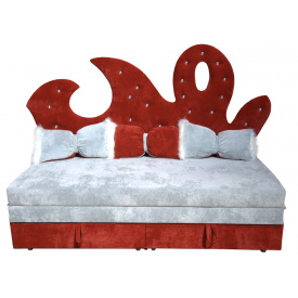 Кровать - диван Ribeka "Пламя" Красный (07K01)