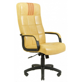 Офисное Кресло Руководителя Richman Вирджиния Титан Gold Beige (Без Принта) Пластик Рич М3 MultiBlock Бежевое