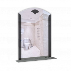 Зеркало для ванной комнаты 500х800 Ф107