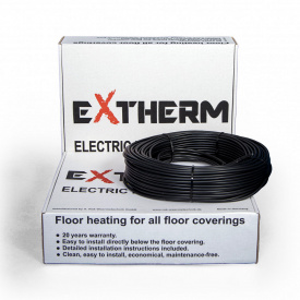 Кабель нагревательный двужильный Extherm ETС ECO 20 (ETС ECO 20-600)