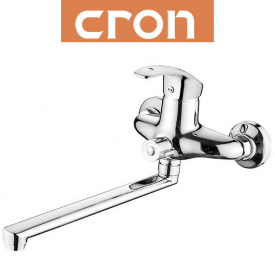Змішувач для ванни довгий ніс Cron Mars EURO (Chr-007)