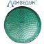 Смотровой канализационный люк полимерный Акведук зеленый с замком до 1 т 560/730 Днепр
