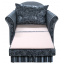 Комплект Ribeka "Стелла 2" диван и 2 кресла Синий (02C01) Линовица