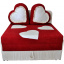 Детский диванчик малютка Ribeka Сердца Красный (24M08) Луцк