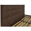 Кровать Richman Честер 140 х 200 см Suarez 1010 С подъемным механизмом и нишей для белья Темно-коричневая (rich00108) Надвірна
