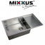 Кухонная мойка Mixxus SET 7844-200x1-SATIN (со смесителем, диспенсером, сушкой в комплекте) Харків