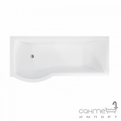 Асимметричная ванна Besco Inspiro 150x70 белая левая Ковель