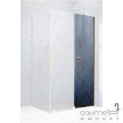 Нерухома стінка для душової кабіни Radaway Furo Gold 10110730-01-01 золото / прозоре скло Вараш