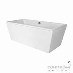 Отдельностоящая ванна из композита с сифоном Besco Vera 170x75 белая Тернопіль
