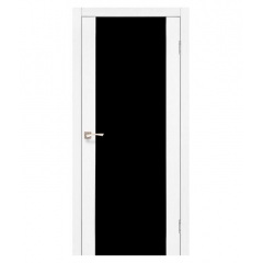 Дверь KORFAD Sanremo SR-01 с черным стеклом Ивано-Франковск