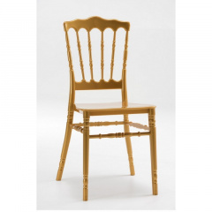 Штабелируемый стул Наполеон SDM пластиковый Золотой Кропивницкий