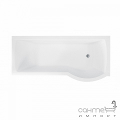 Асиметрична ванна Besco Inspiro 150x70 біла права Житомир