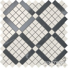 Плитка з білої глини мозаїка Atlas Concorde Marvel Cremo Mix Diagonal Mosaic 9MVF Кропивницький