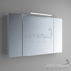 Зеркальный шкафчик с LED-подсветкой Marsan Therese-4 650х1200 графит Одесса