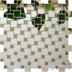 Декоративная мозаика 28,5х28,5 Kale Bareks Vivacer ZP-04 микс зеркальный Львов