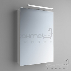Зеркальный шкафчик с LED подсветкой Marsan Therese-1 800х550 черный Ивано-Франковск