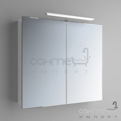 Зеркальный шкафчик с LED-подсветкой Marsan Therese-3 650х900 черный Одесса