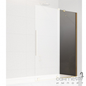 Неподвижная часть шторки на ванну Radaway Furo Gold PND II 10112494-01-01 золото/прозрачное стекло