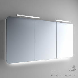 Зеркальный шкафчик с LED подсветкой Marsan Adele 5 650х1500 черный