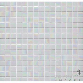 Мозаїка на паперовій основі 32,7х32,7 Kale Bareks R05R біла перламутрова
