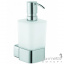 Дозатор для жидкого мыла с держателем Kludi E2 4997605 Хром/Матовое Стекло Сумы