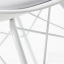 Стул дизайнерский SDM Тау пластиковый металлический подушка Белый (hub_ffEt98183) Запоріжжя