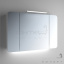 Зеркальный шкафчик с LED подсветкой Marsan Adele 4 650х1100 графит Сумы