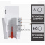 Настенный сенсорный дозатор диспенсер для антисептика Active Clean 1000 мл Черно-белый (AC1808WB) Запоріжжя