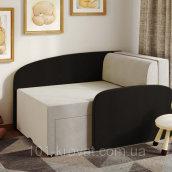Крісло ліжко дитячий диванчик Міні-диван Растишка Крісло Смайл графіт