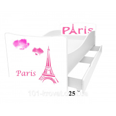 Детская кровать для девочки Париж Эйфелева башня Днепр