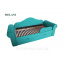 Кровать диван Мелани с выездным ящиком с защитным бортиком синяя Одесса