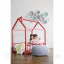 Ліжко-будиночок дитячий на ніжках з масиву дерева з бортиками Мажорчик 160х80 см Черкаси
